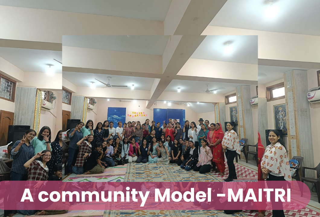 Community model Maitri (Maitri Canva visual).